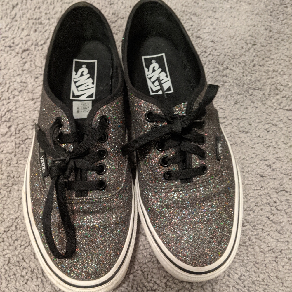 Vans glitter shoes